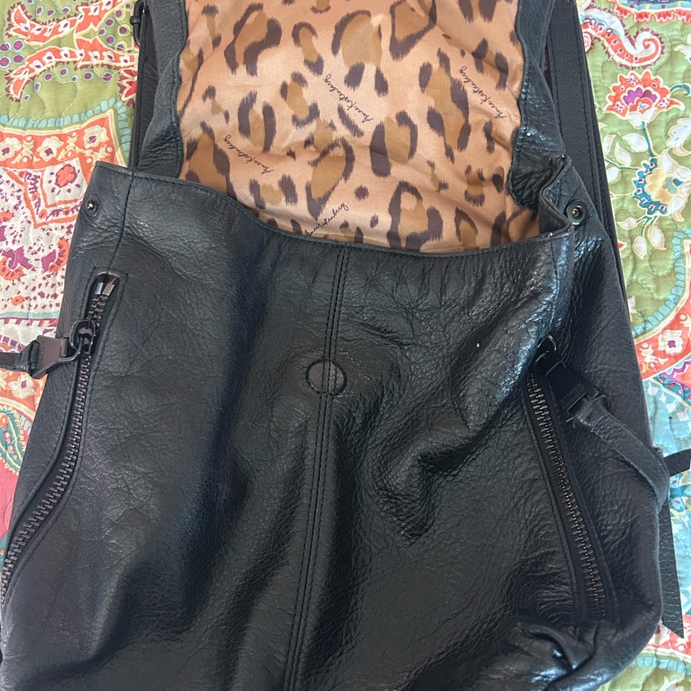 Aimee Kestenberg Black Backpack Sleek Minimalist Design - Picture 2 of 6